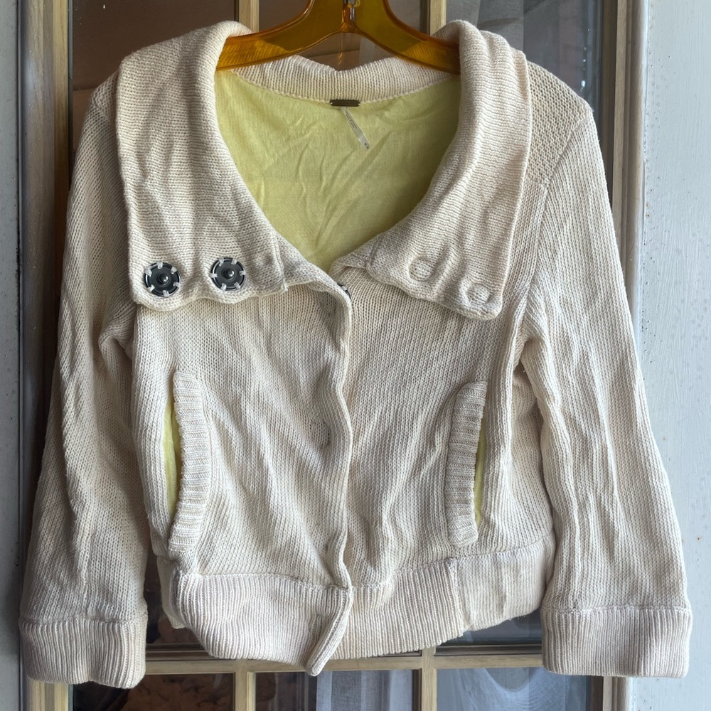 Free People Cropped Sweater